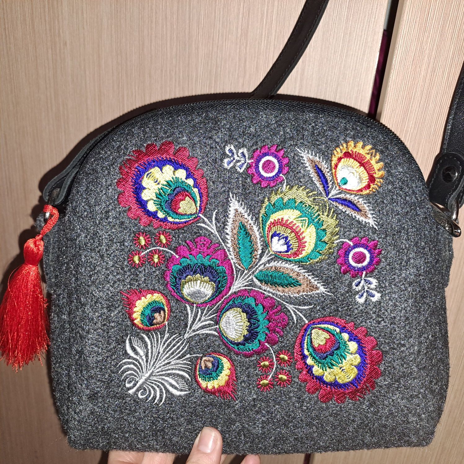 Torebka z filcu, handmade