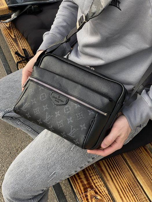 Мужская сумка Louis Vuitton чоловіча сумка барсетка месенджер слінг