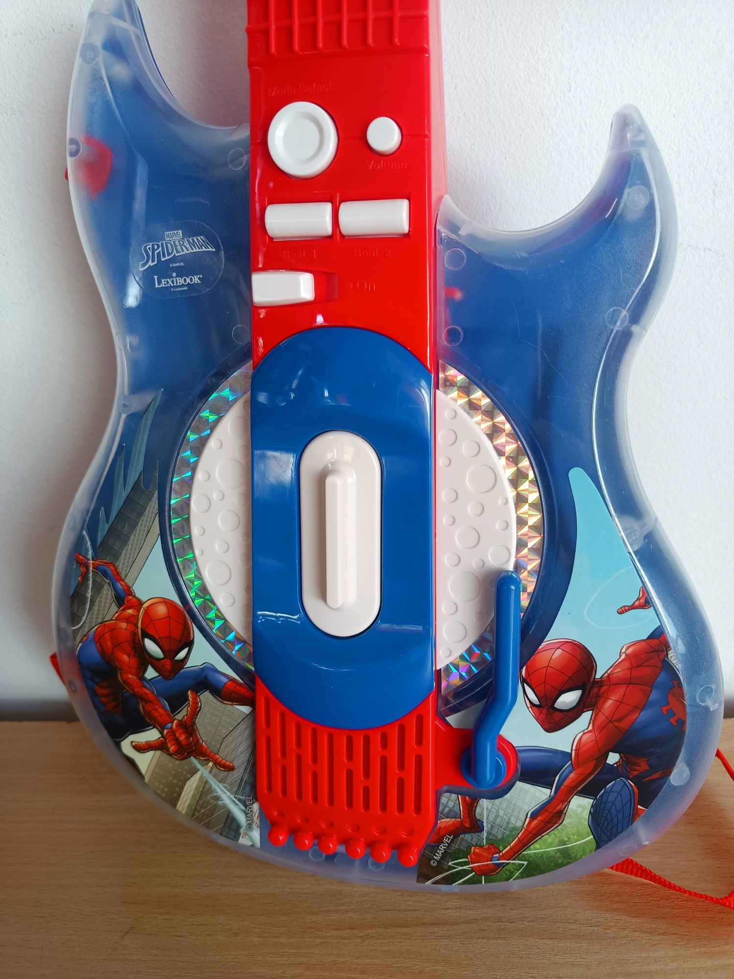 Spiderman gitara elektryczna dla dzieci Lexibook okulary mikrofon