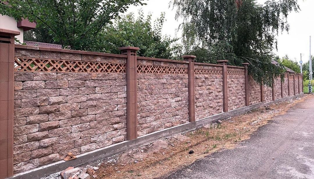 Кирпич для забора.  Кирпич натуральный