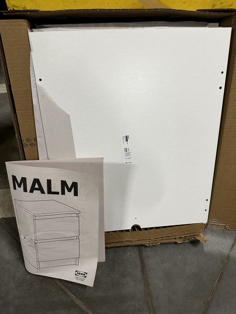 Komoda MALM IKEA, 2 szuflady 40x55 cm, biały