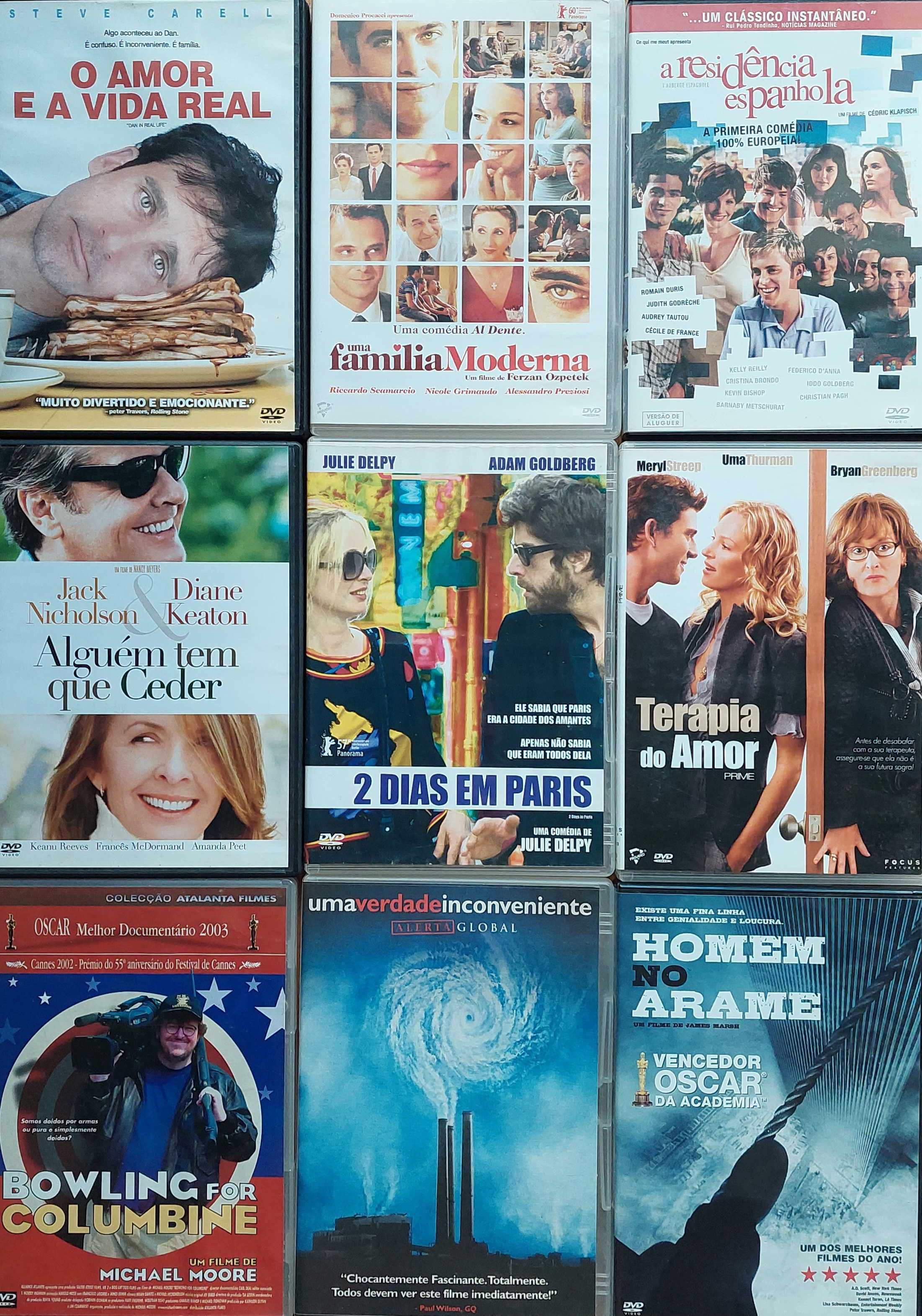 DVD originais (1 disco) (2,5 €/un)