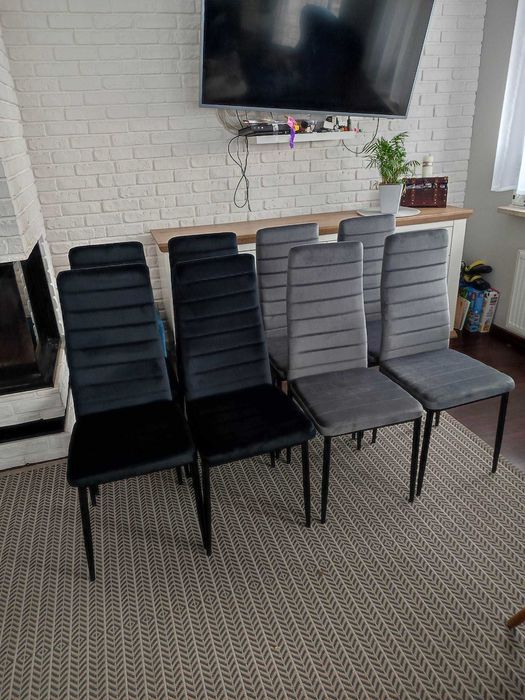 Piękne i eleganckie krzesła VELVET w super cenie SUPER JAKOŚĆ