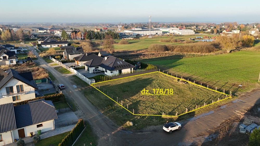 Działka budowlana 1200 m² – Iława