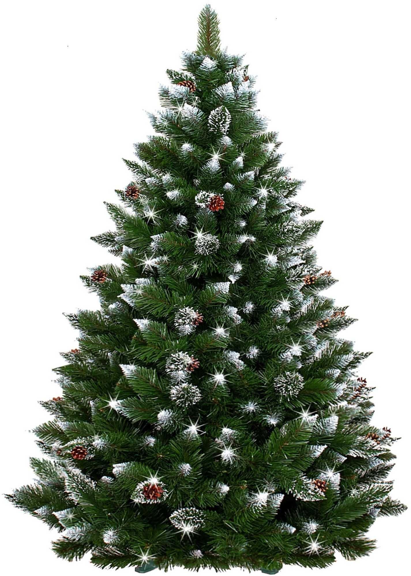 Choinka sztuczna Sosna Diamentowa Szyszka 160 cm gęsta-PRODUCENT