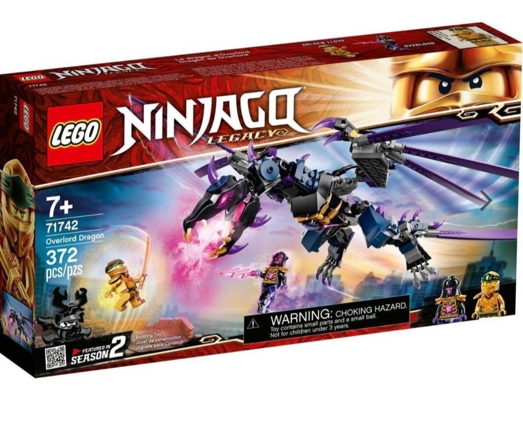 Lego ninjago лего ниндзяго 71742 дракон повелителя оверлорда