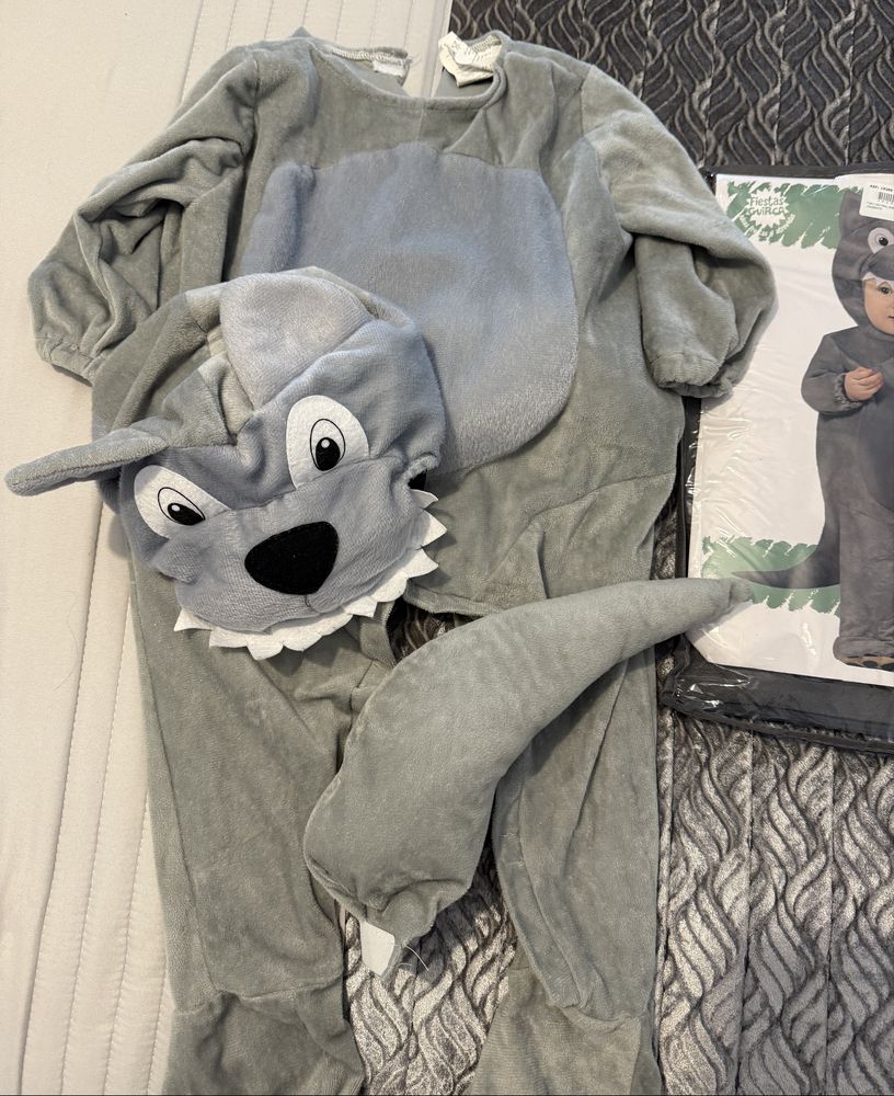 Fato Lobo mau bebe
