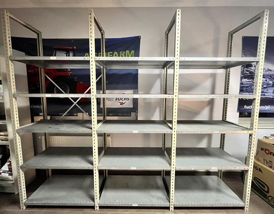 Profesjonalny regal magazynowy 3m x 2,2m x 0,4m solidny mega
