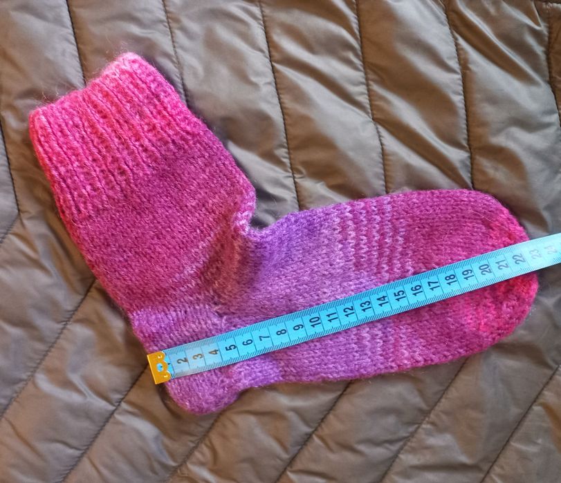 Носки вязаные тёплые