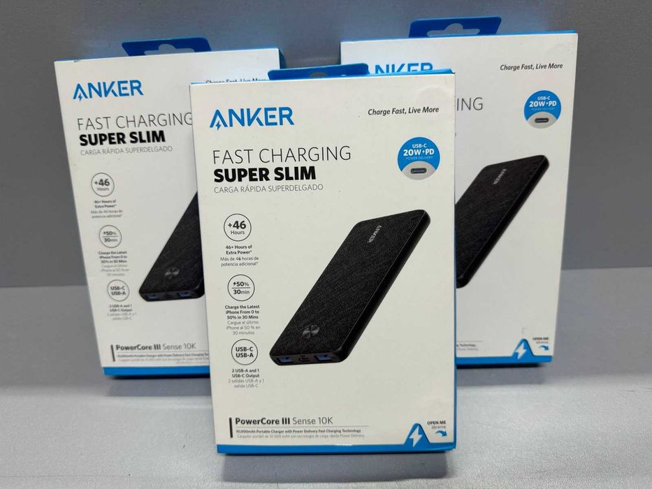 Anker powerCore III Sense 10000 мАч 18w black (A1248G11)