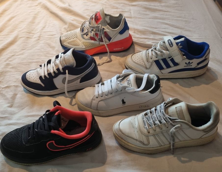 Tenis de marca em bom estado
