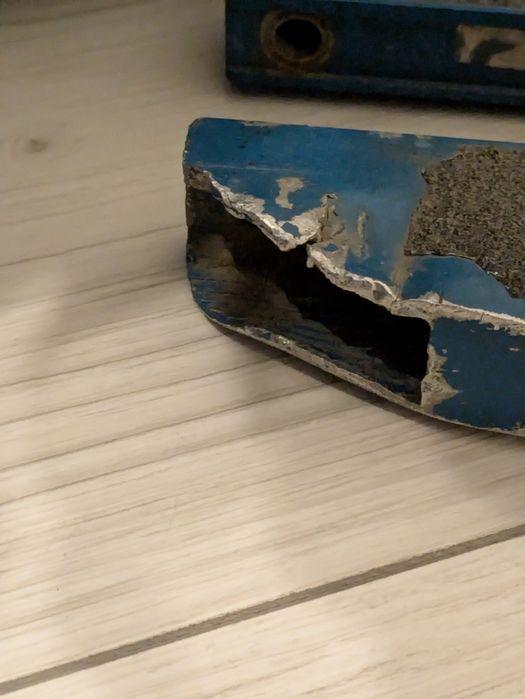 Deck do hulajnogi - używany, porysowany, jedno pęknięcie