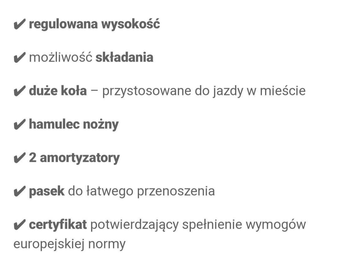 Hulajnoga miejska rekreacyjna Soke Metro