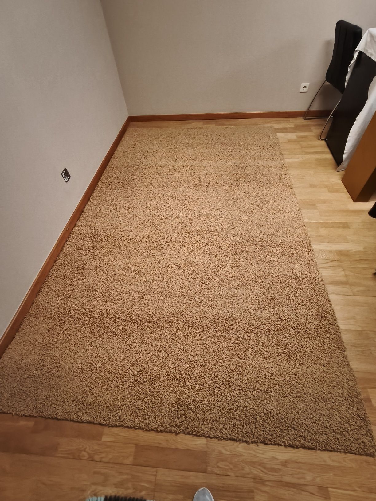 Carpete 1,70 x 2,80 castanho claro