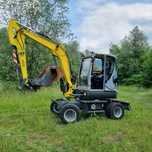Wacker Neuson 6503-2 wersja7 Koparka kołowa 6,5t Nowe opony tylko 640h jak z Salonu 2015r import Norwegi!  640mtg Serwisy DEKRA TUV Zero luzów wycieków Jedyna taka okazja tanio
