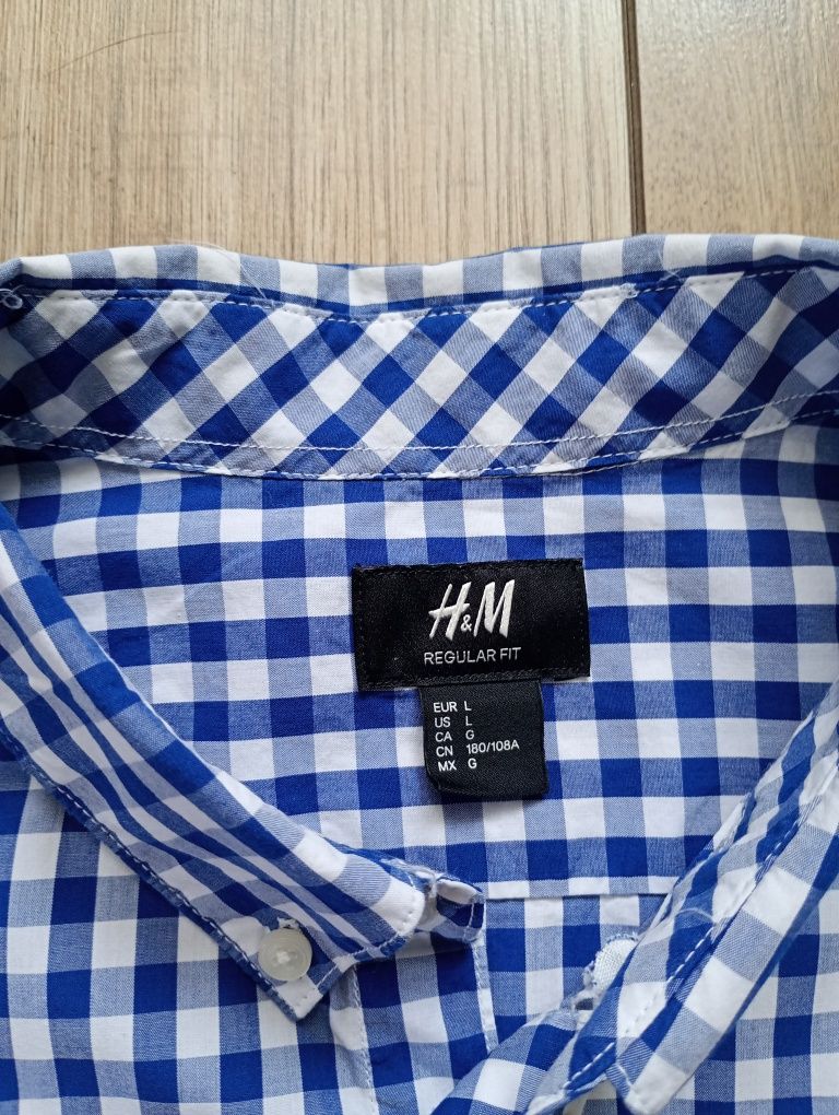 H&M męska lekka koszula L 180
