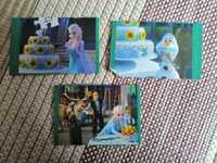 Puzzle z bajki Anna i Elsa kraina lodu Frozen 3w1.