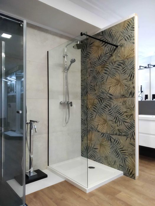 Szyba walk-in Modo new 100cm czarna