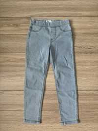 Sinsay jeansy jegginsy legginsy niebieskie rozmiar 116cm.