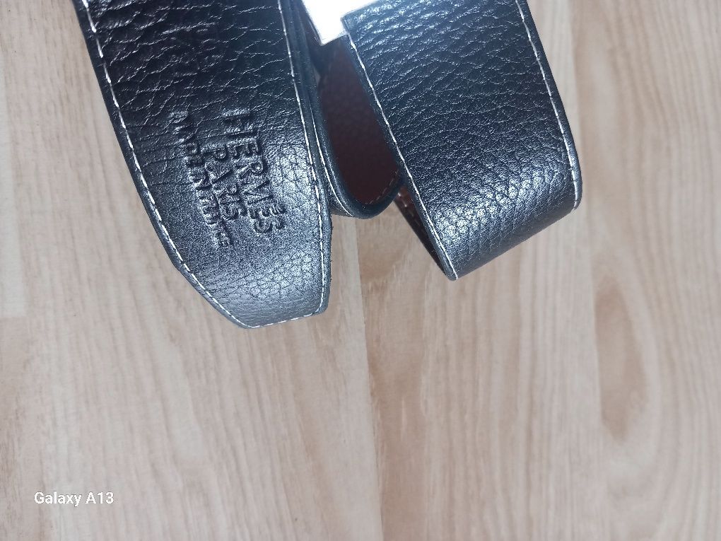 Hermes double kolor pas skorzany męski 105cm