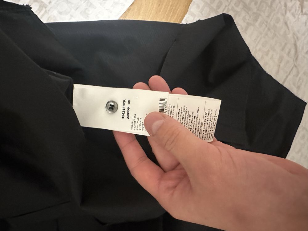 Сорочка 424 basic black shirt L розмір оригінал