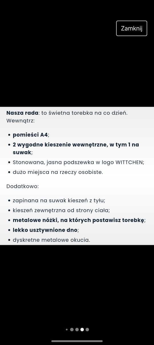 Wittchen torebka Shopperka