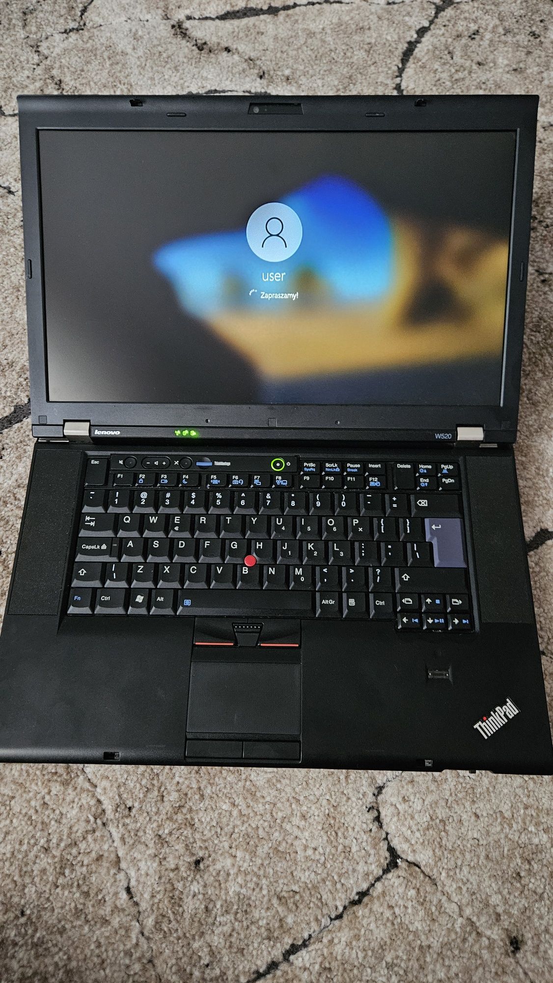 Lenovo ThinkPad W520 / ram 12GB / SSD 180 / i7-2720QM