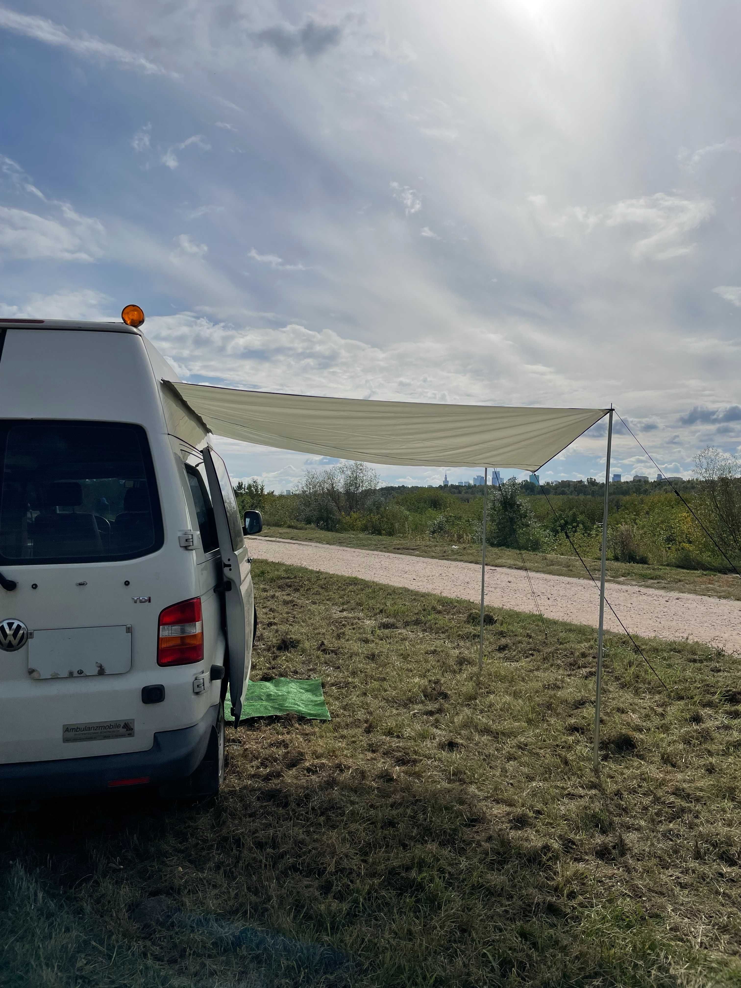 Volkswagen T5 Caravelle wysoki długi w zabudowie kamper