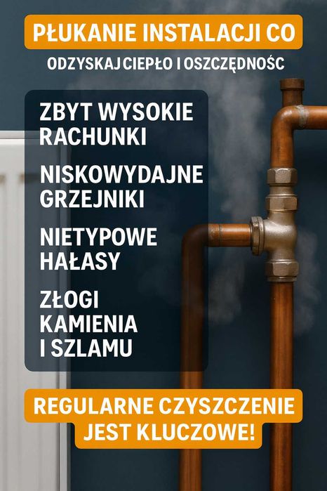 Czyszczenie instalacji centralnego ogrzewania