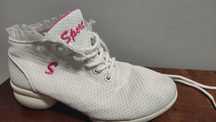 Buty jazzówki taniec nowoczesny białe 35