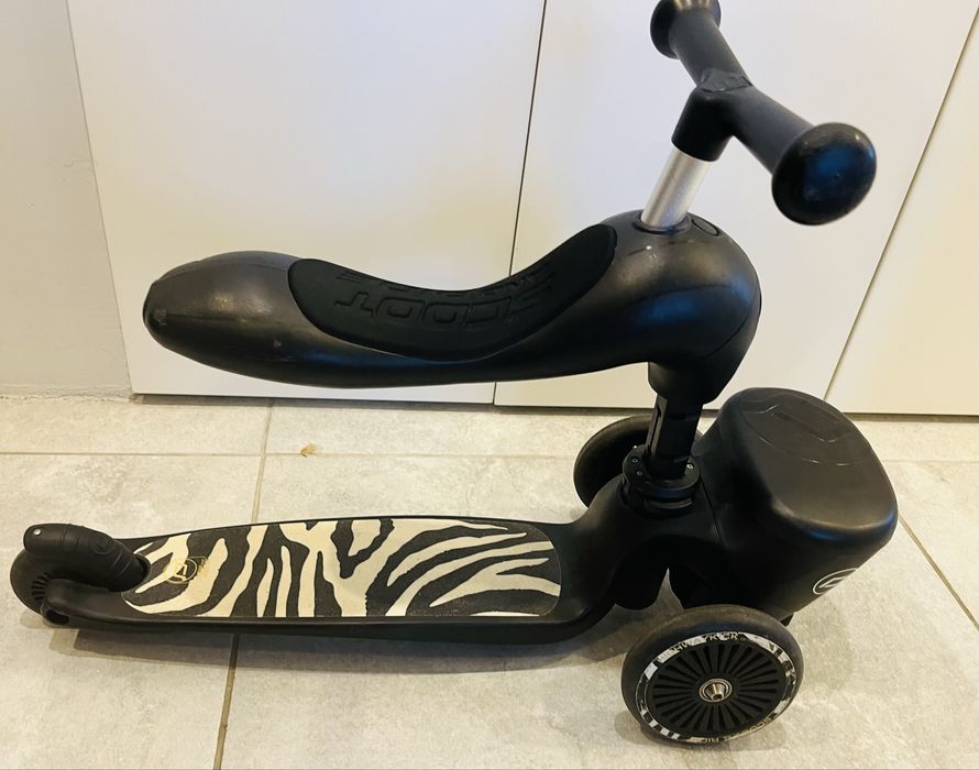 hulajnoga–jeździk Highwaykick 1 Lifestyle w kolorze czarnym