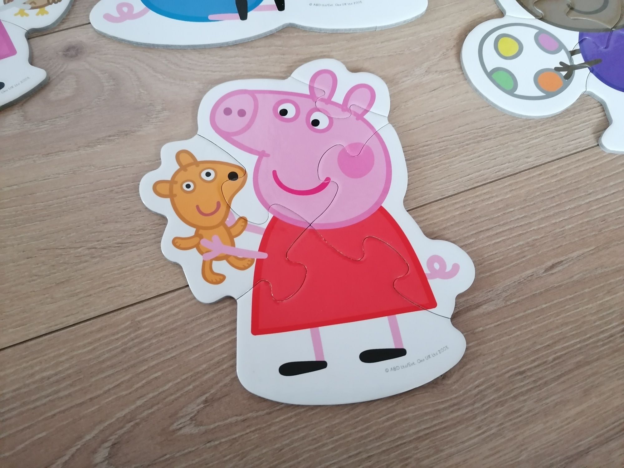 Puzzle Świnka Peppa dwa plus