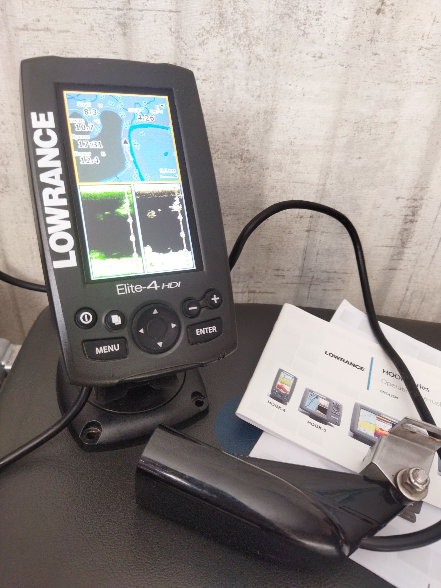 Эхолот Lowrance elite 4 hdi