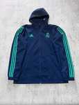 Granatowa kurtka Adidas Real Madryt Europe All Weather