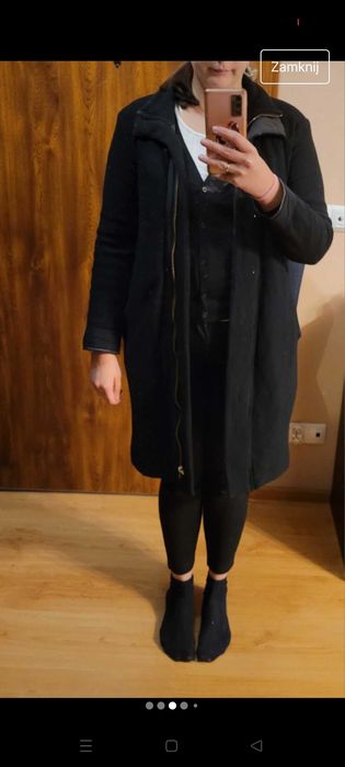 Płaszcz wełniany 40%