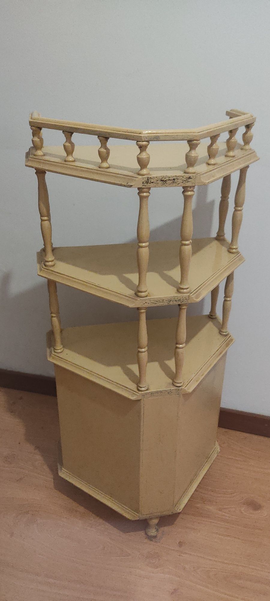 Móvel de canto cor creme