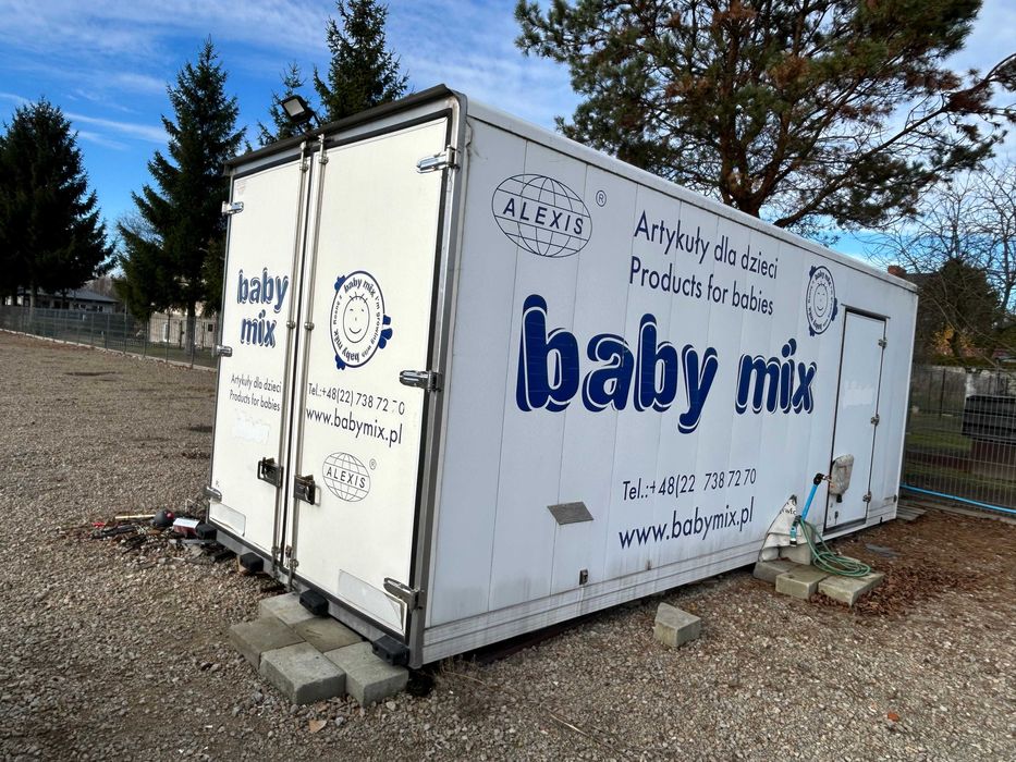 Kontener MAGAZYN warsztat 2,5 x 6,80 + instalacje + wyposażenie