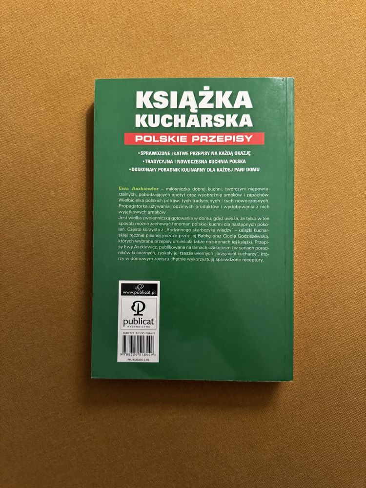Książka kucharska polskie przepisy - Ewa Aszkiewicz