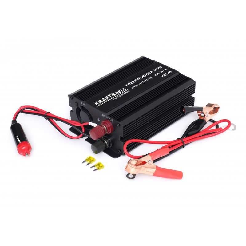 KRAFT&DELE Przetwornica Prądu Samochodowa CZYSTY SINUS 12v 230v KD1258