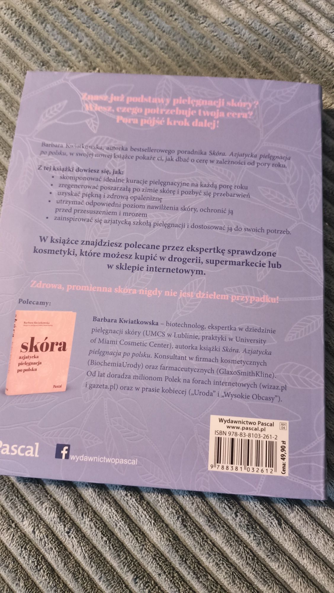 Książka " Pielęgnacja skóry" azjatyckie inspiracje