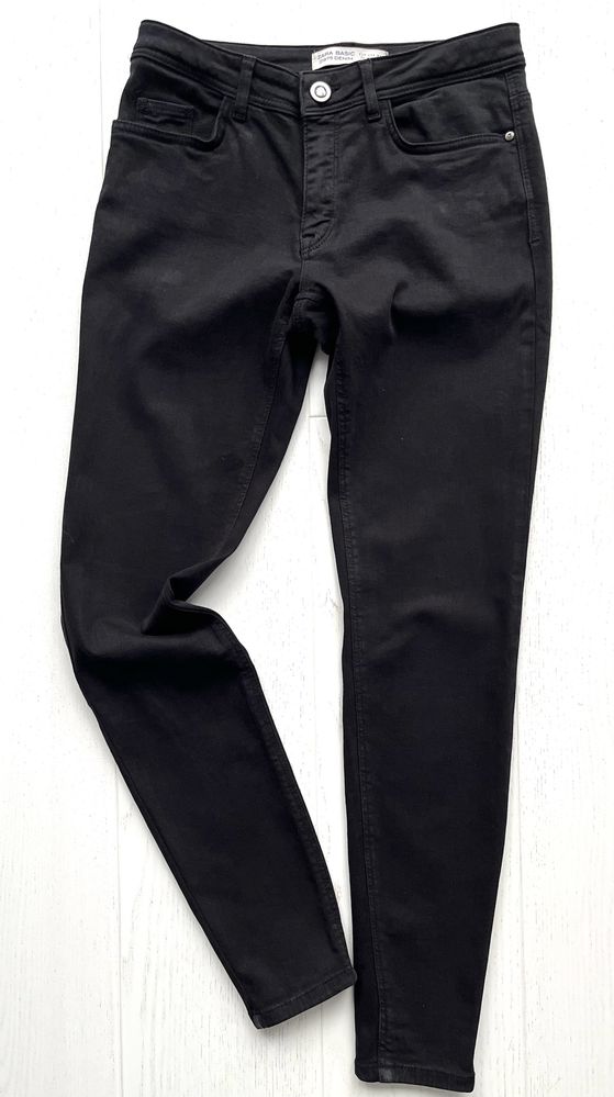 Czarne damskie jeansy skinny dżinsy Zara rozm. 36 Nowe!