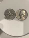 duas moedas raras dolar