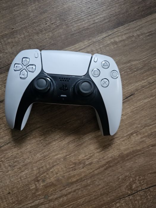 Pad kontroler ps5 playstation 5 Biały Niebieski Srebrny