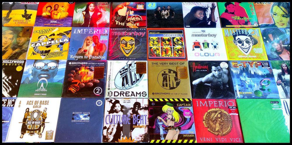 Продам вінілові платівки Eurodance, Euro House, Hip-House, Techno