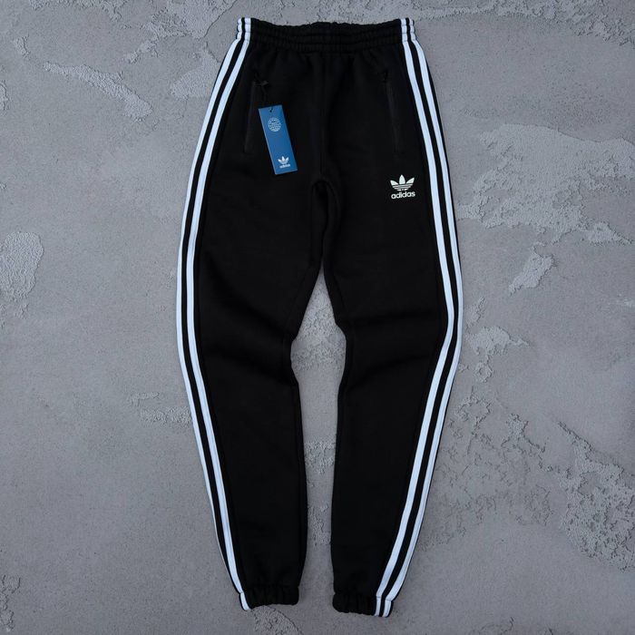 Adidas зимові штани | Турецька трьохнитка фліс | Унісекс | XS–XXXL