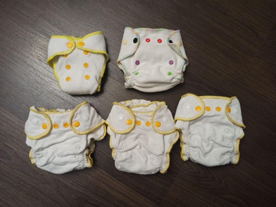 Zestaw formowanek, pieluszki wielorazowe S