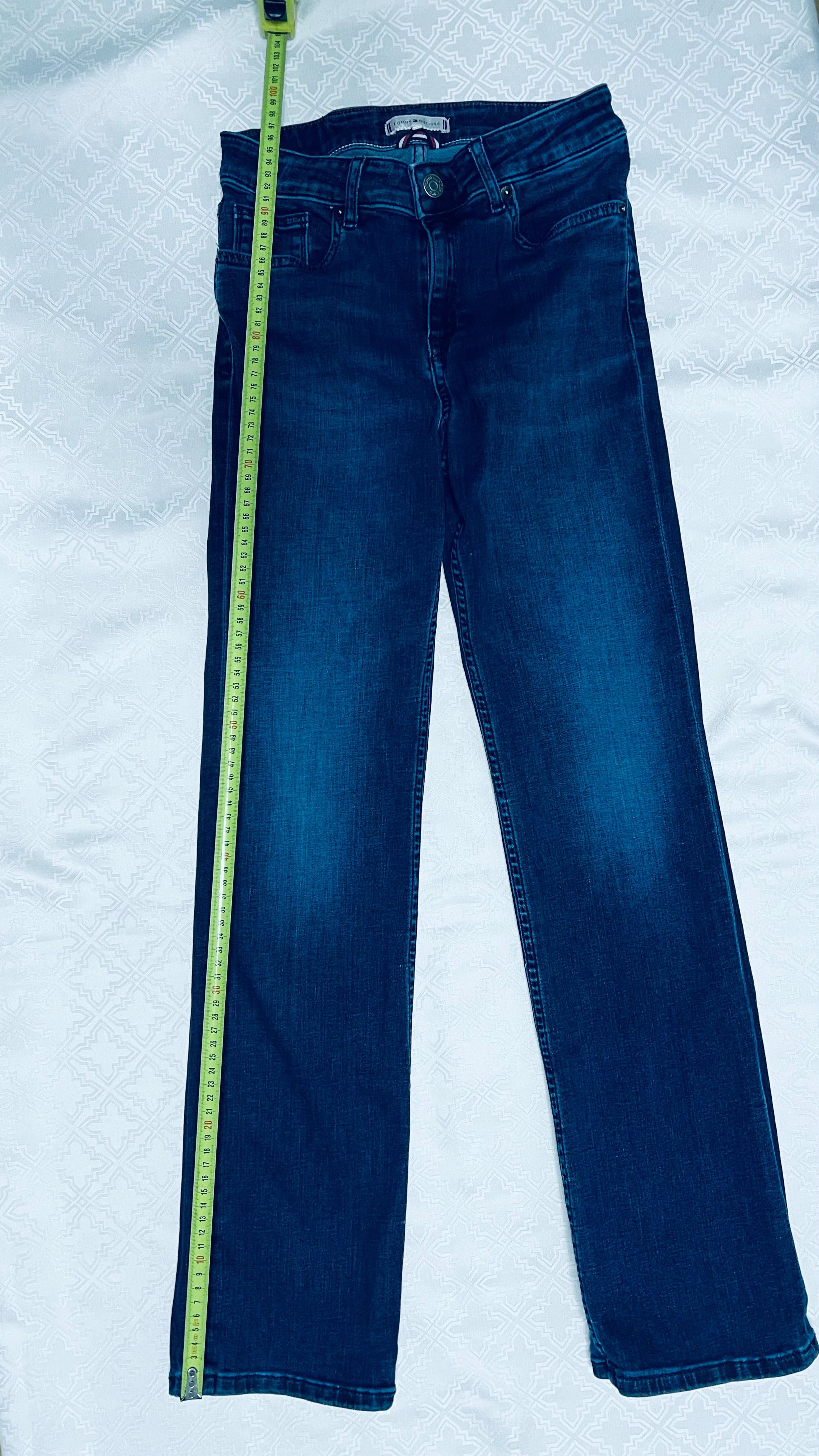 Tommy Hilfiger TH spodnie dżinsy jeans regular proste 164 cm 14 lat