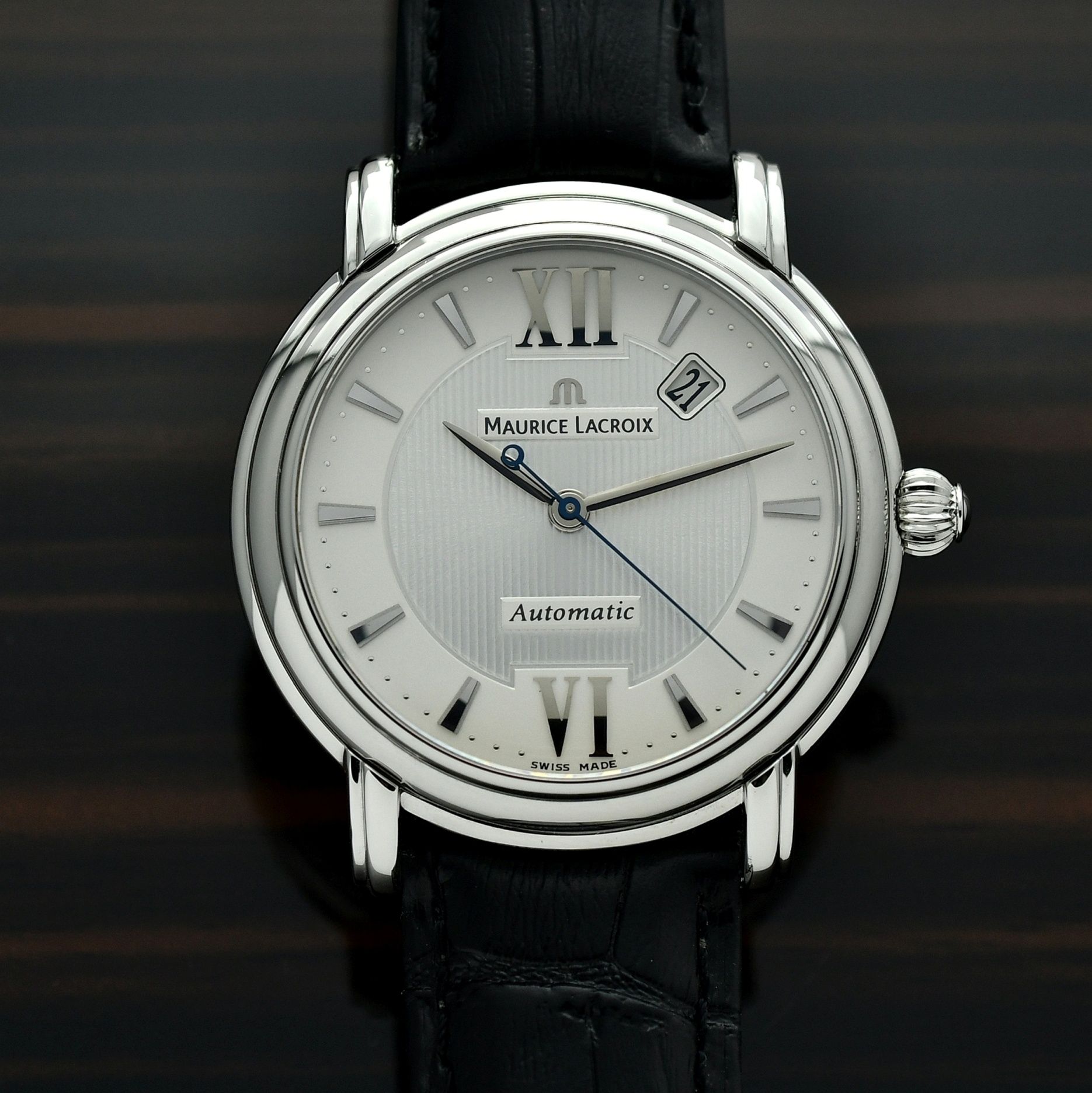 Zegarek MAURICE LACROIX Masterpice MP 6158 - Automatyczny - Stal 40mm