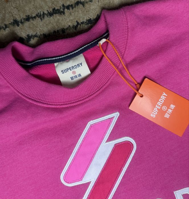 Superdry Pink Oversize bluza damska nowa