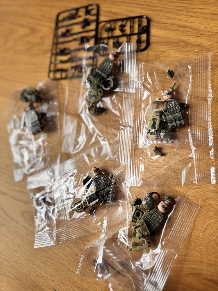 Военные ЗСУ фигурки человечки Lego, набор 5шт в 1
